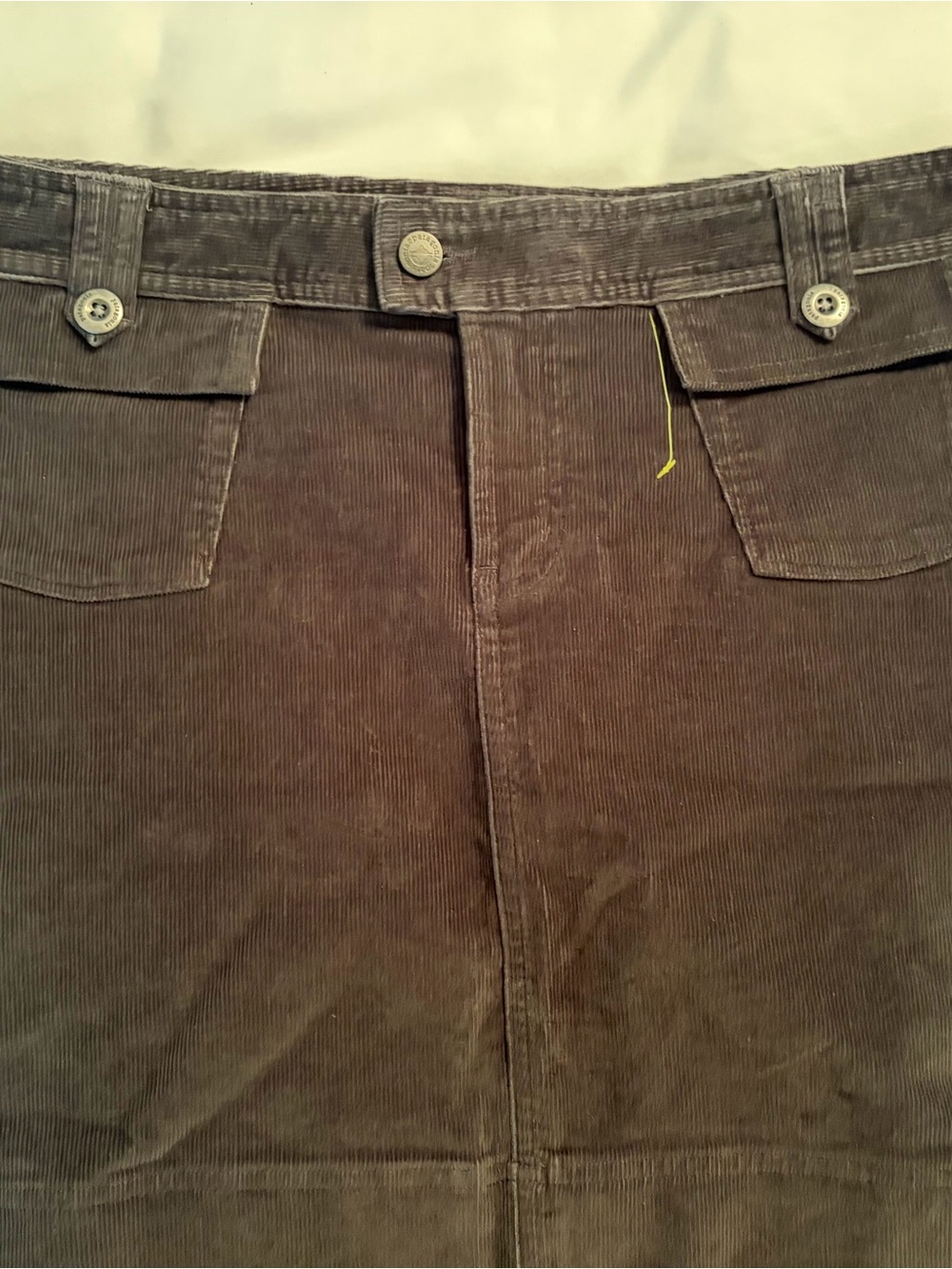 Patagonia gray Corduroy mini skirt-